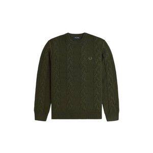 Fred Perry Green Cable Knit Sweater - NWT